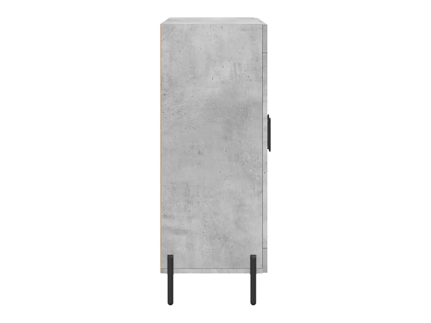 Aparador de madera de ingeniería gris hormigón 69,5x34x90 cm