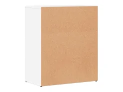 Aparador de madera de ingeniería blanco 60x31x70 cm