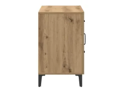 Aparador de madera de ingeniería roble artisan 100x36x60 cm