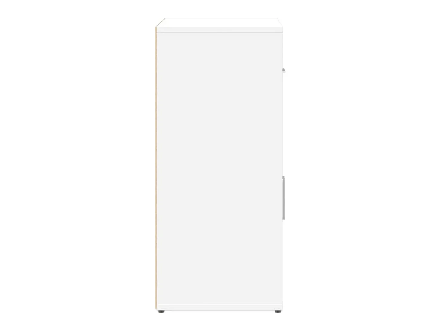 Aparador de madera de ingeniería 2 uds blanco 60x31x70 cm