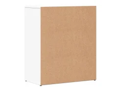 Aparador de madera de ingeniería 2 uds blanco 60x31x70 cm