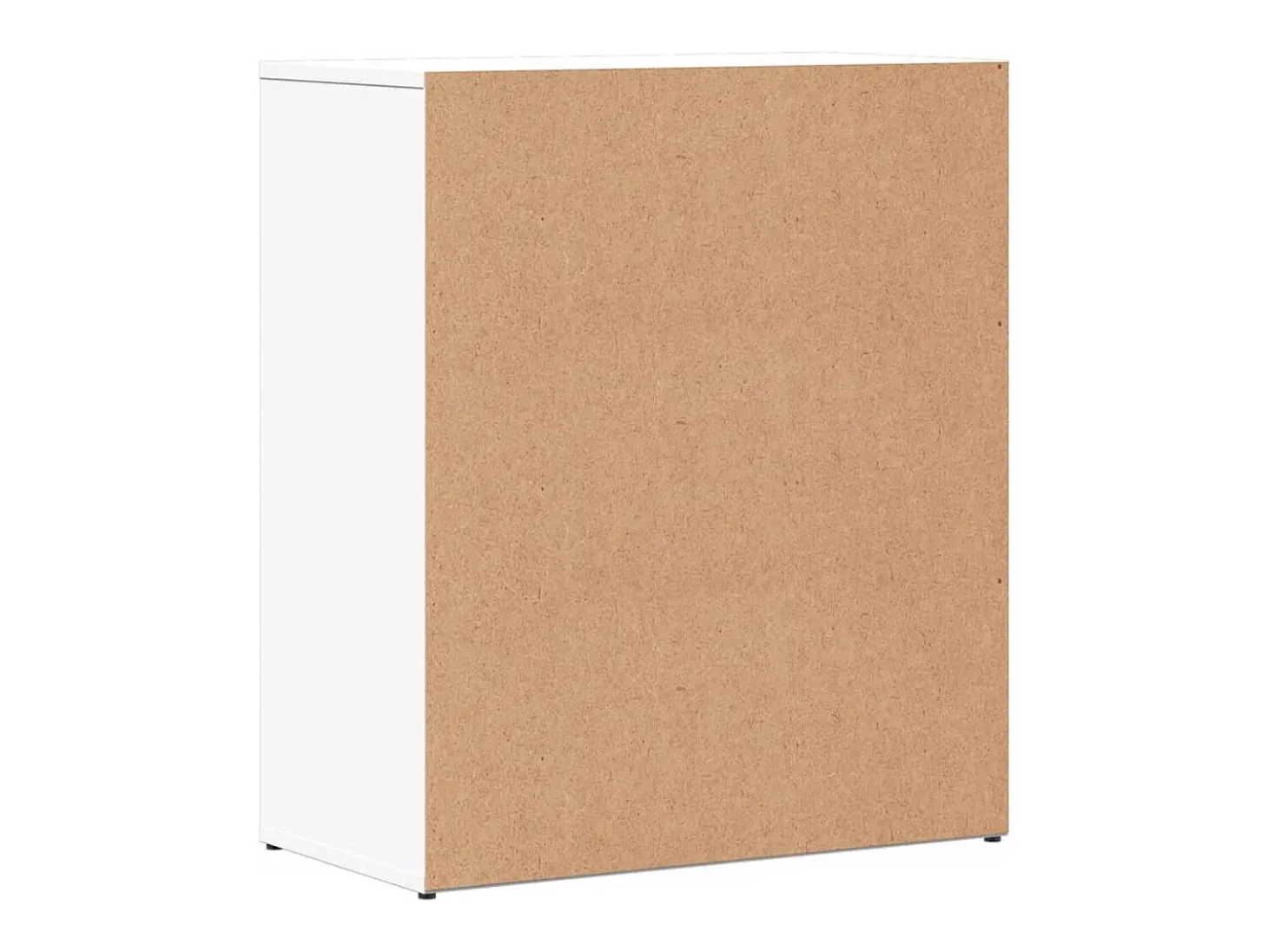 Aparador de madera de ingeniería 2 uds blanco 60x31x70 cm