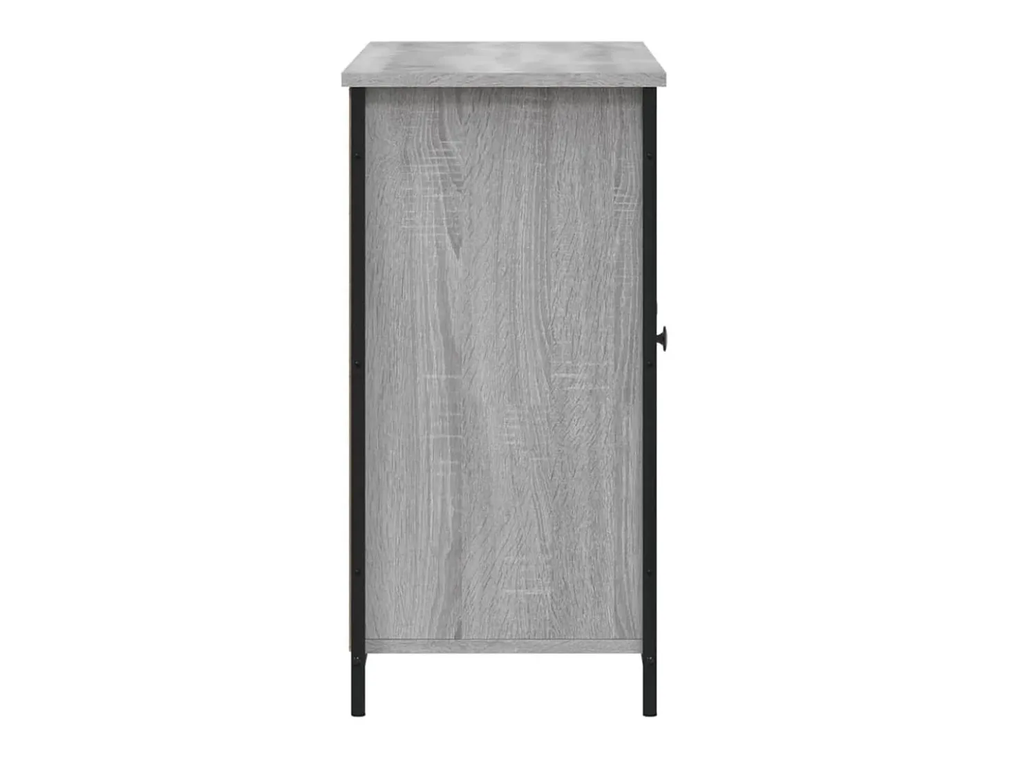 Aparador de madera de ingeniería gris Sonoma 100x35x70 cm