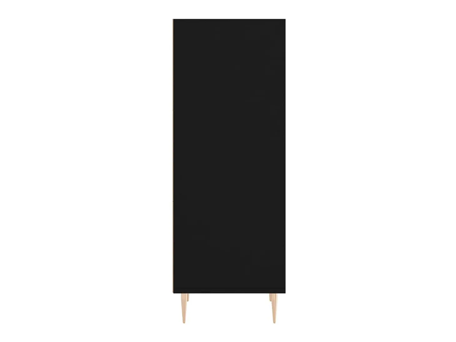 Aparador de madera de ingeniería negro 34,5x32,5x90 cm ES46634