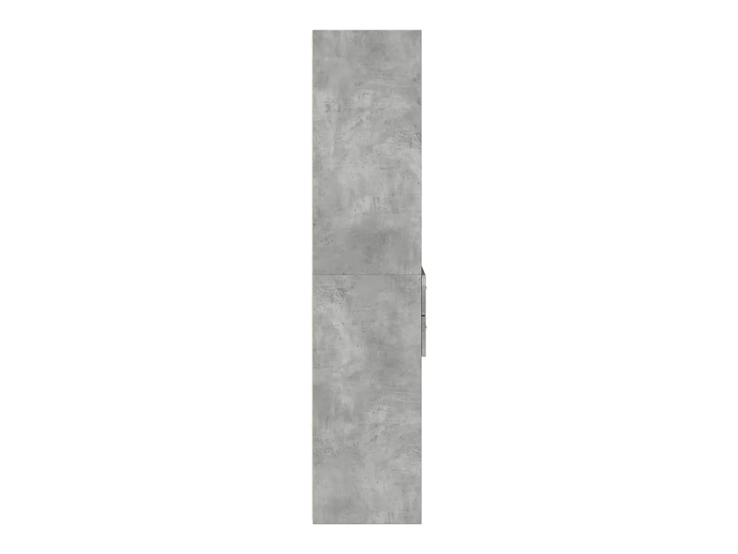 Aparador de madera de ingeniería gris hormigón 50x42,5x185 cm