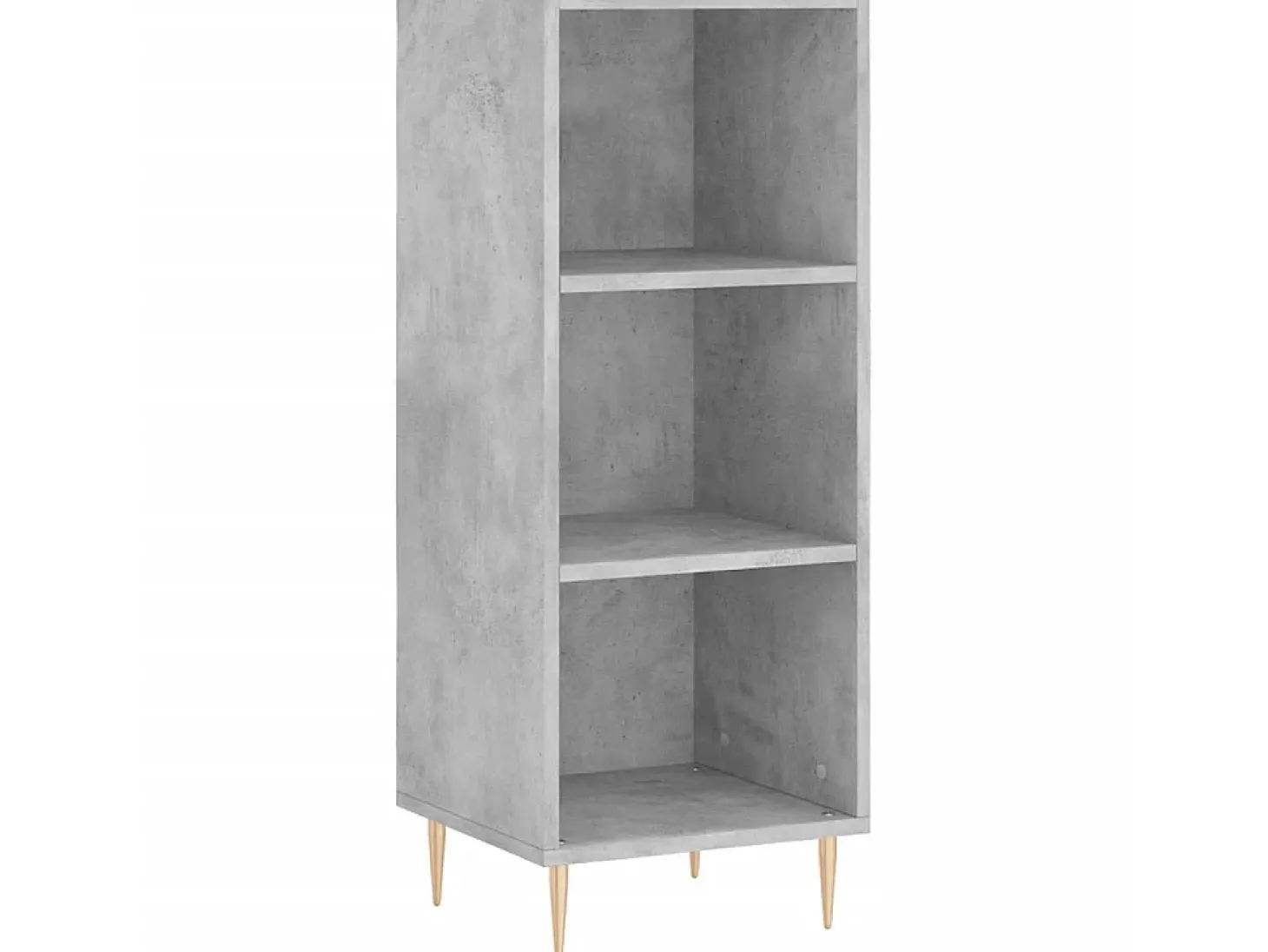 Aparador de madera de ingeniería gris hormigón 34,5x32,5x90 cm ES29570