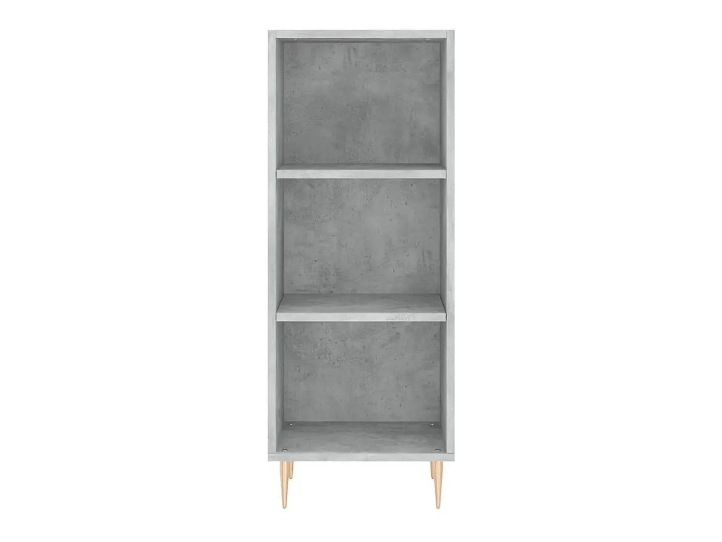 Aparador de madera de ingeniería gris hormigón 34,5x32,5x90 cm ES29570