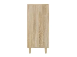 Aparador de madera de ingeniería roble Sonoma 90x34x80 cm ES56533