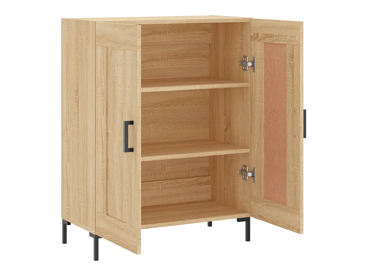Aparador de madera de ingeniería roble Sonoma 69,5x34x90 cm