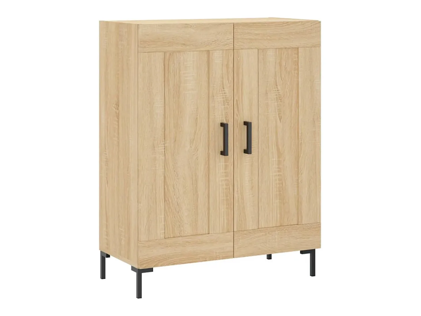 Aparador de madera de ingeniería roble Sonoma 69,5x34x90 cm