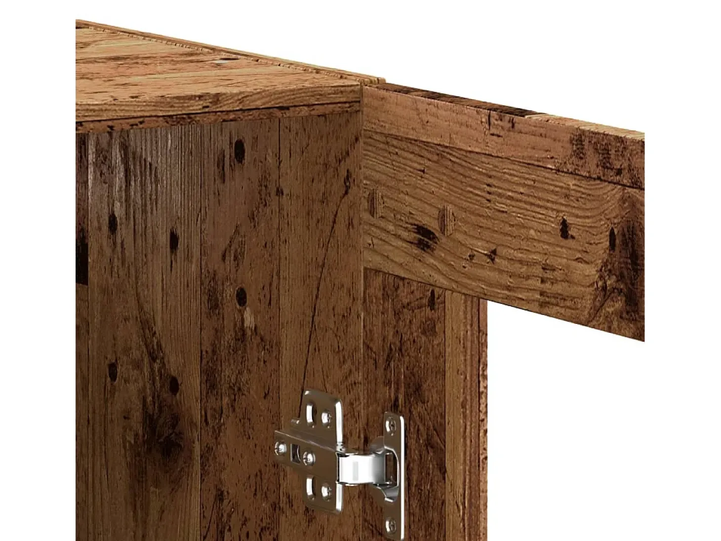 Aparador de madera de ingeniería envejecida 69,5x34x90 cm