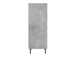 Aparador de madera de ingeniería gris hormigón 34,5x32,5x90 cm