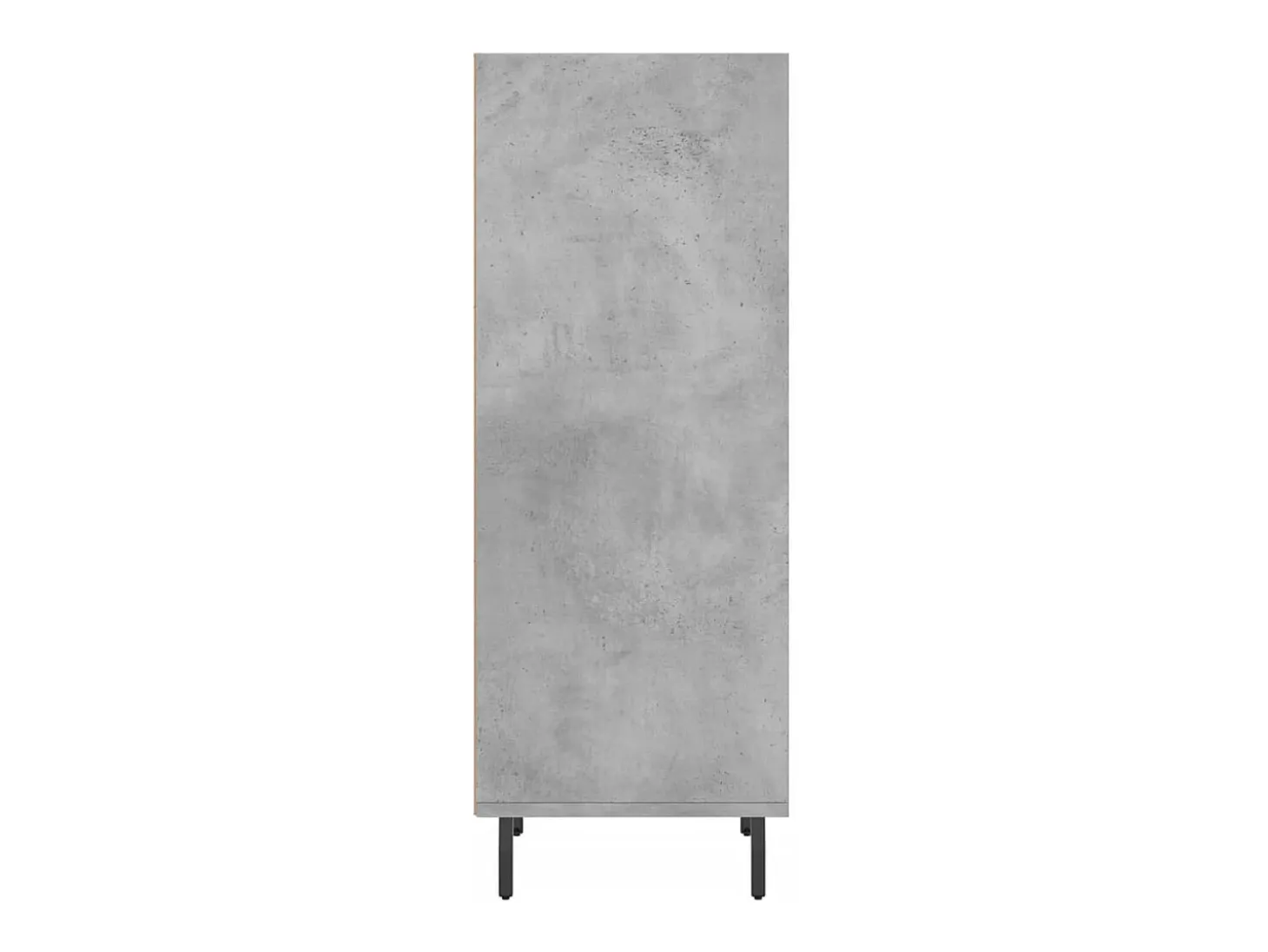 Aparador de madera de ingeniería gris hormigón 34,5x32,5x90 cm