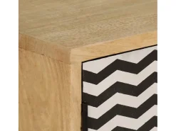Aparador de madera de mango maciza 120x30x75 cm ES80905