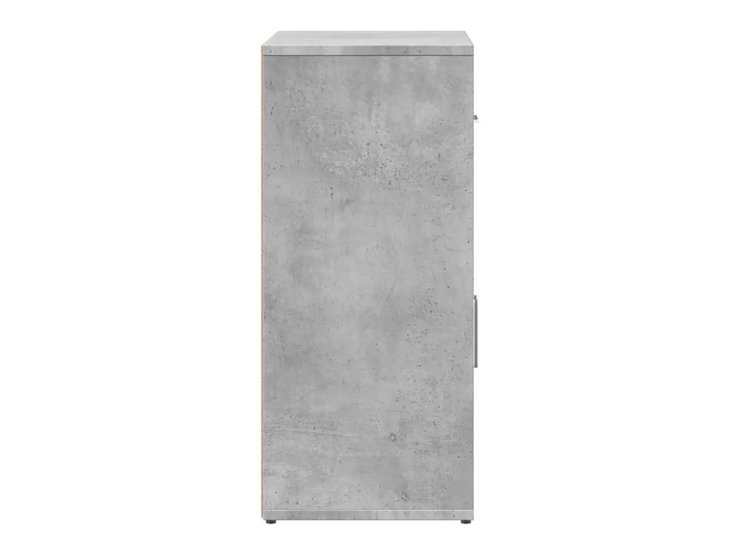 Aparador de madera ingeniería 2 uds gris hormigón 60x31x70 cm