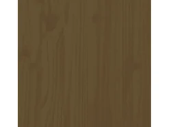 Aparador de madera maciza de pino marrón miel 74x35x80 cm