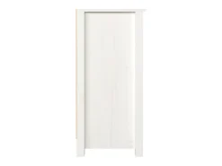 Aparador de madera maciza de pino blanco 100x35x74 cm