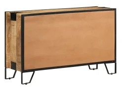 Aparador de madera maciza de mango en bruto 100x31x60 cm ES18777