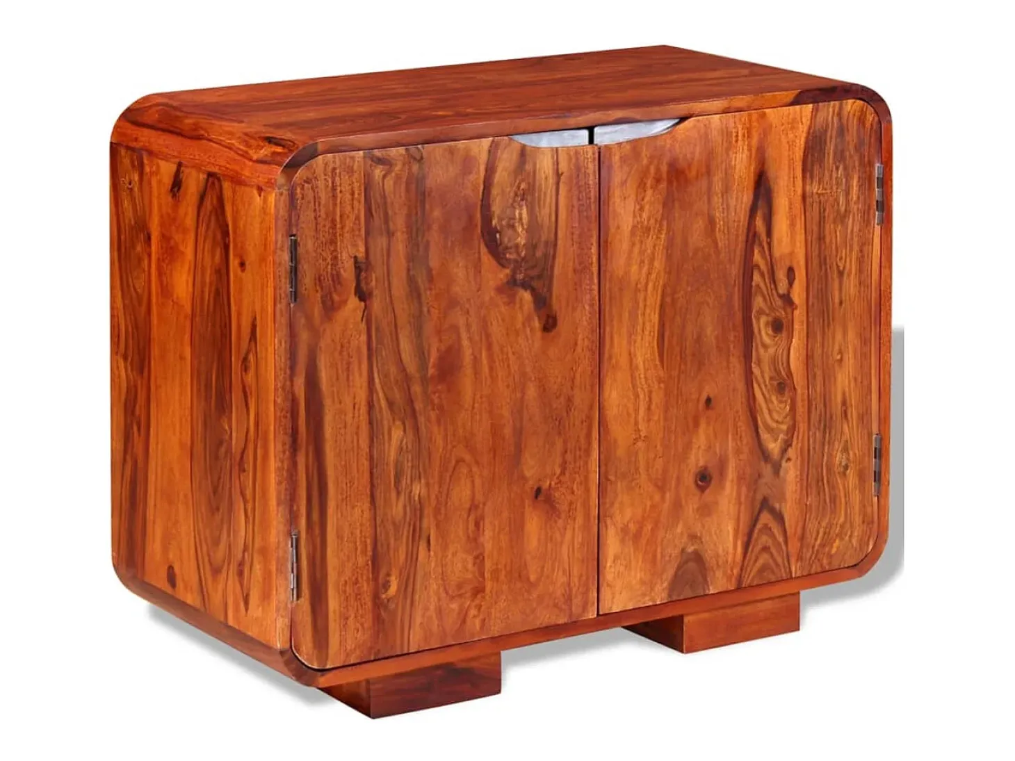 Aparador de madera maciza de sheesham 75x35x60 cm