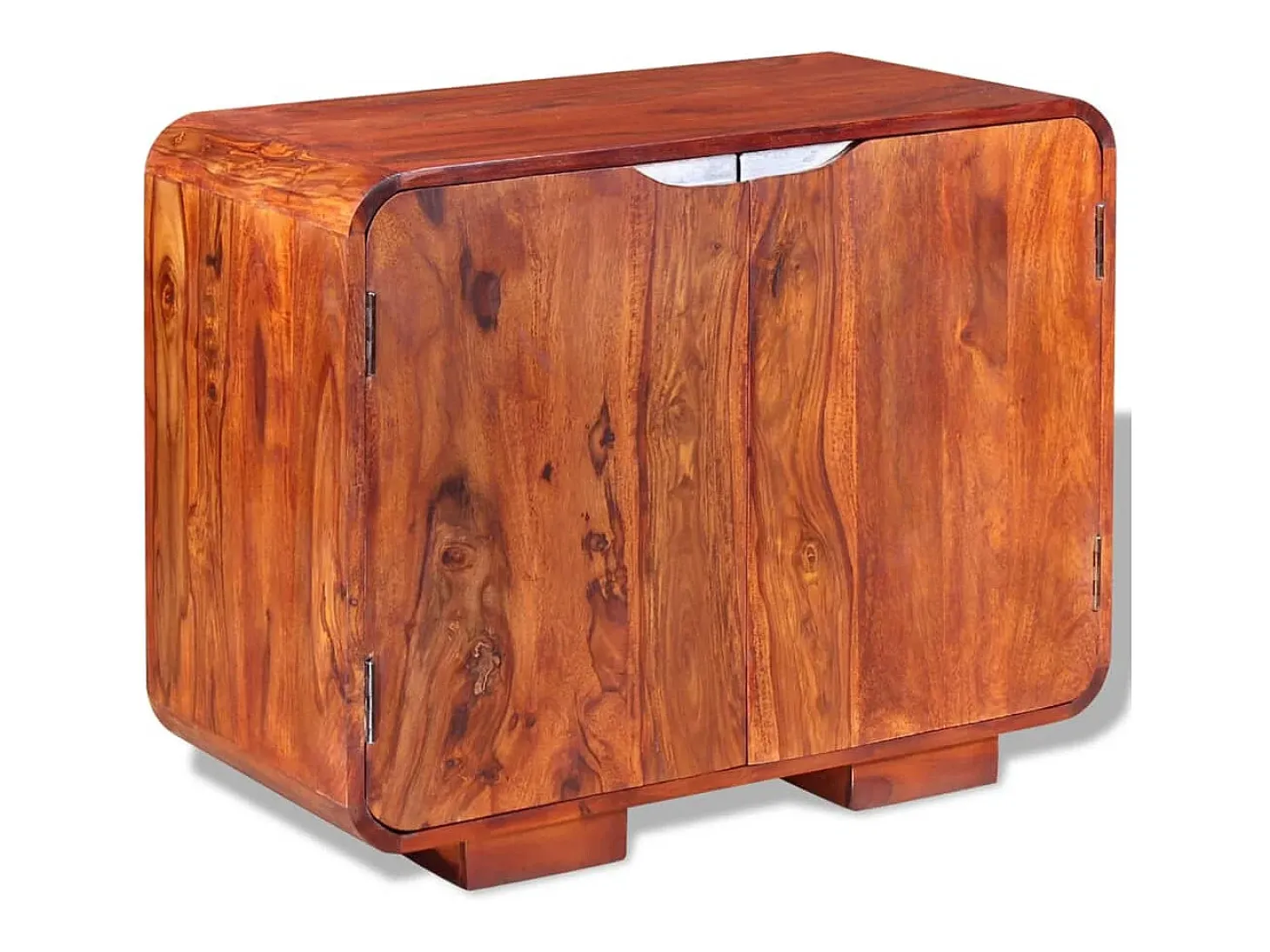 Aparador de madera maciza de sheesham 75x35x60 cm