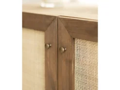 Aparador de madera maciza roble oscuro - FRIDA - DECOWOOD