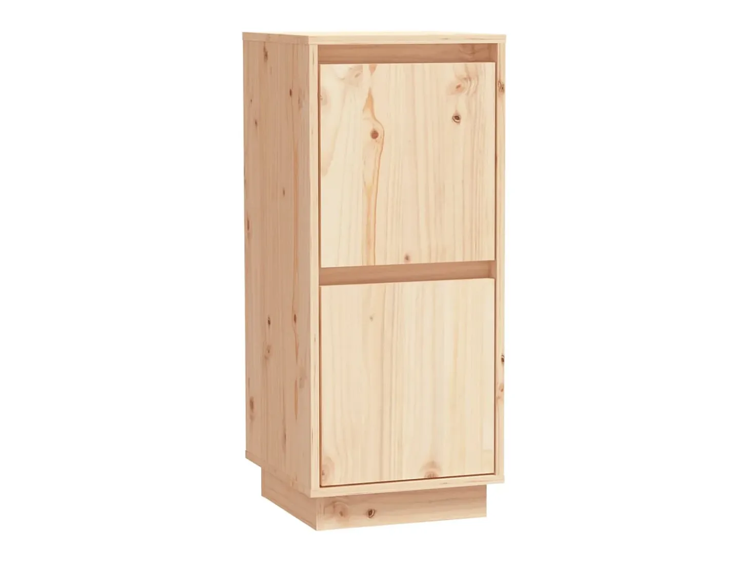 Aparador de madera maciza de pino 31,5x34x75 cm