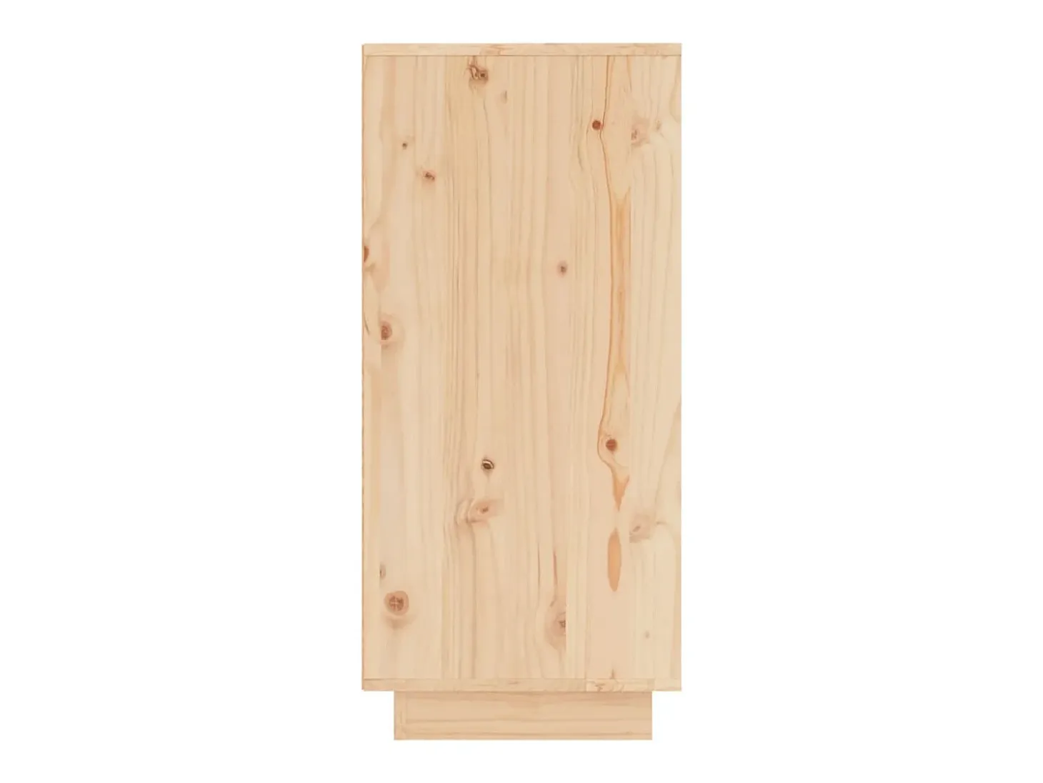 Aparador de madera maciza de pino 31,5x34x75 cm