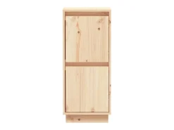 Aparador de madera maciza de pino 31,5x34x75 cm
