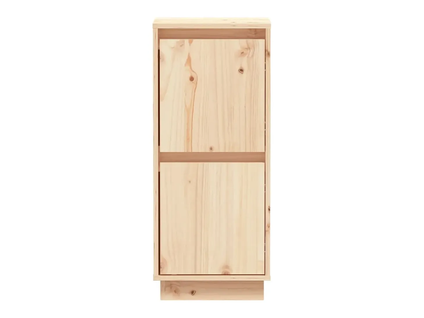 Aparador de madera maciza de pino 31,5x34x75 cm