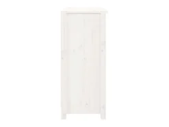 Aparador de madera maciza de pino blanco 70x35x80 cm ES10832