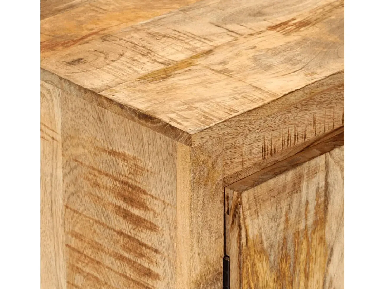 Aparador de madera maciza de mango 55x33x75 cm