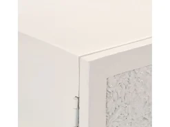 Aparador de madera maciza de mango 115x30x76 cm