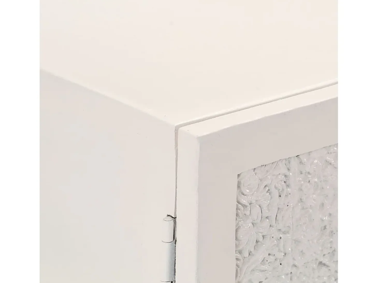 Aparador de madera maciza de mango 115x30x76 cm