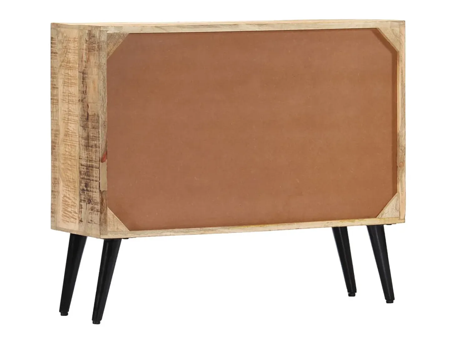 Aparador de madera maciza de mango 88x30x73 cm