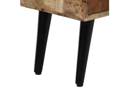 Aparador de madera maciza de mango 88x30x73 cm
