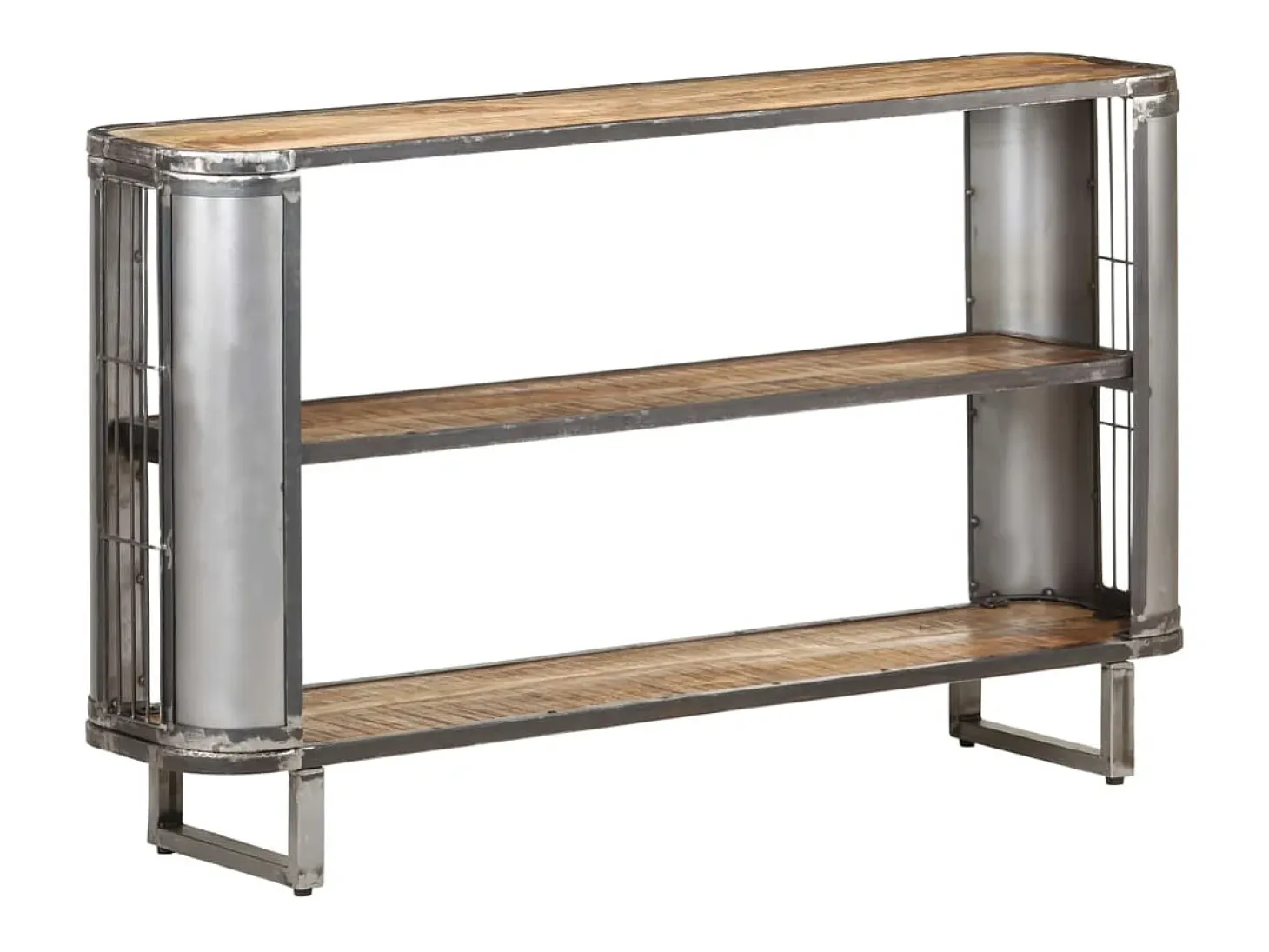 Aparador de madera maciza de mango 120x30x73 cm