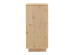 Aparador de madera maciza de pino 32x34x75 cm