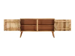 Aparador de madera maciza de mango 110x30x60 cm ES45006