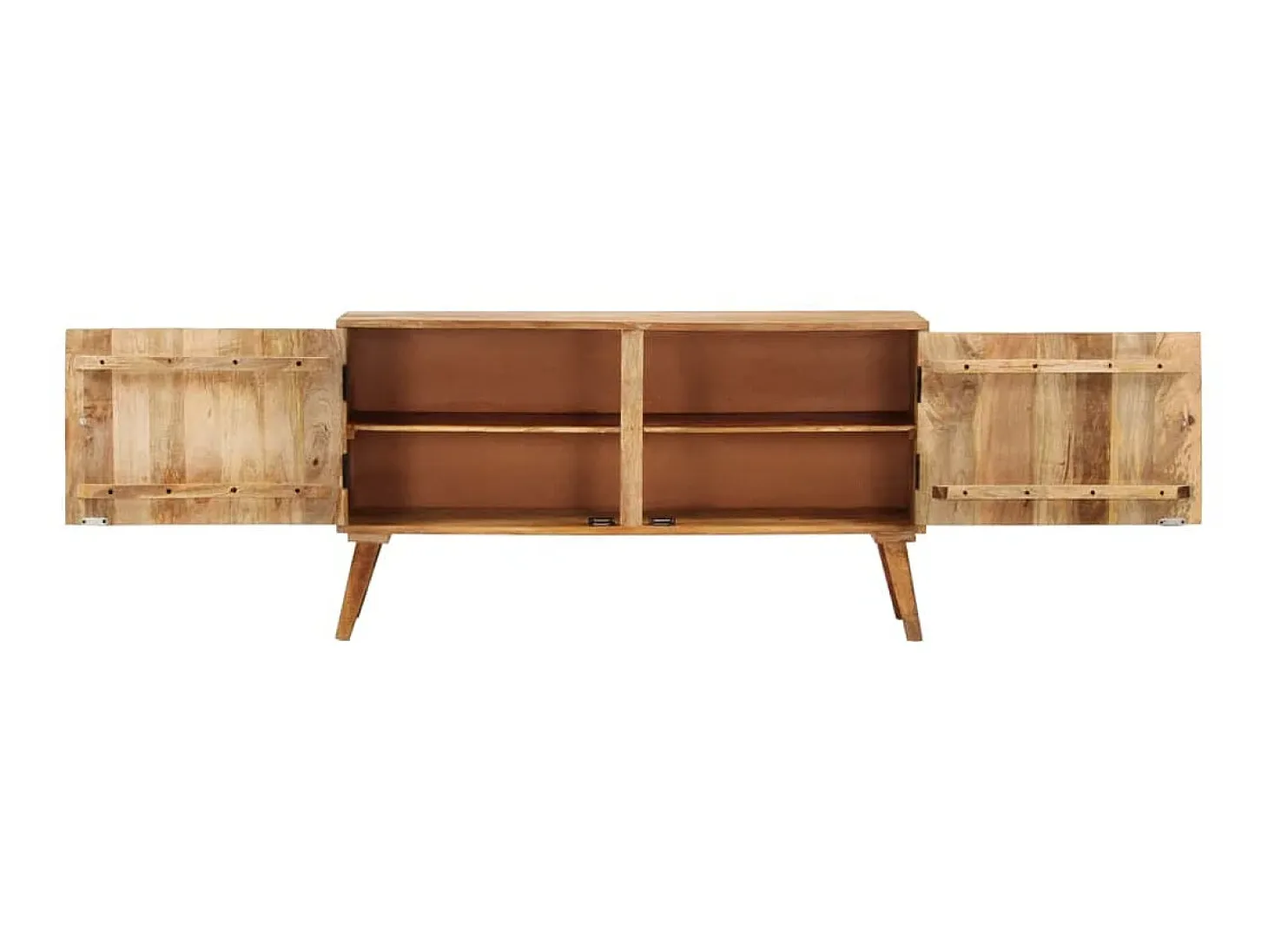 Aparador de madera maciza de mango 110x30x60 cm ES45006