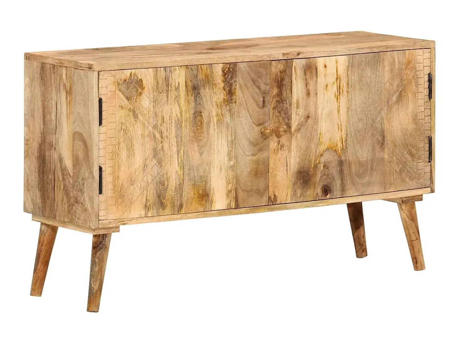 Aparador de madera maciza de mango 110x30x60 cm ES45006