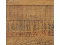 Aparador de madera maciza de pino marrón 75x35x70 cm