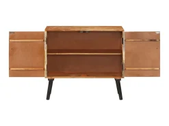 Aparador de madera maciza de mango 85x30x75 cm ES17451