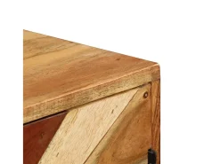 Aparador de madera maciza de mango 85x30x75 cm ES17451