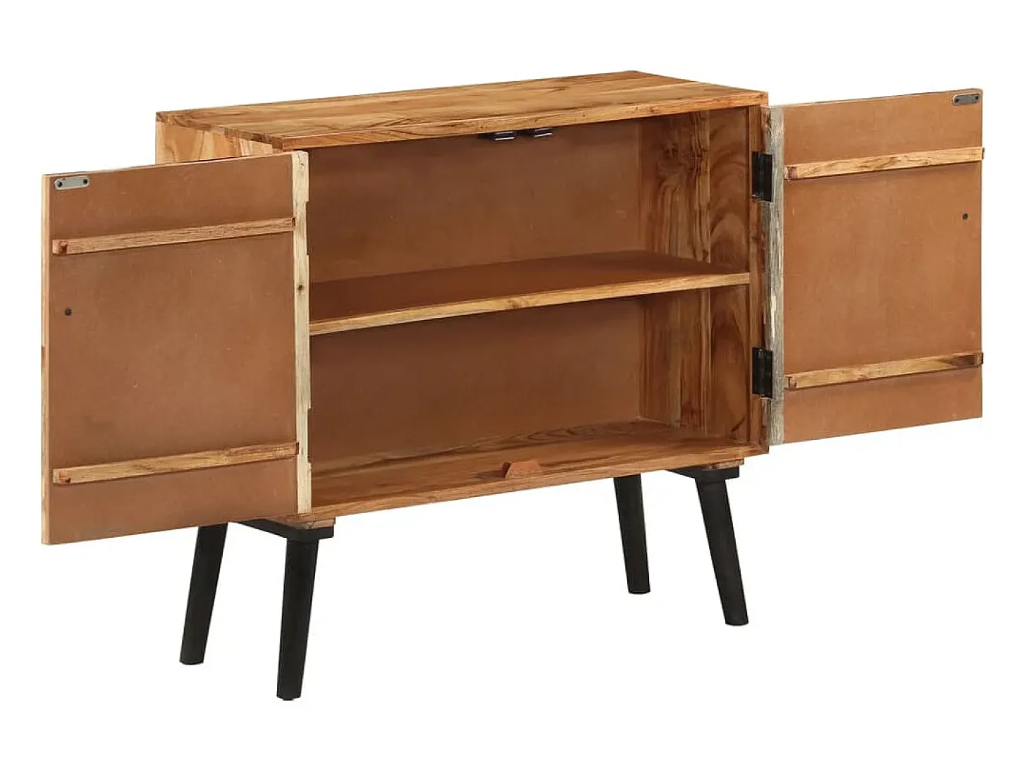 Aparador de madera maciza de mango 85x30x75 cm ES17451