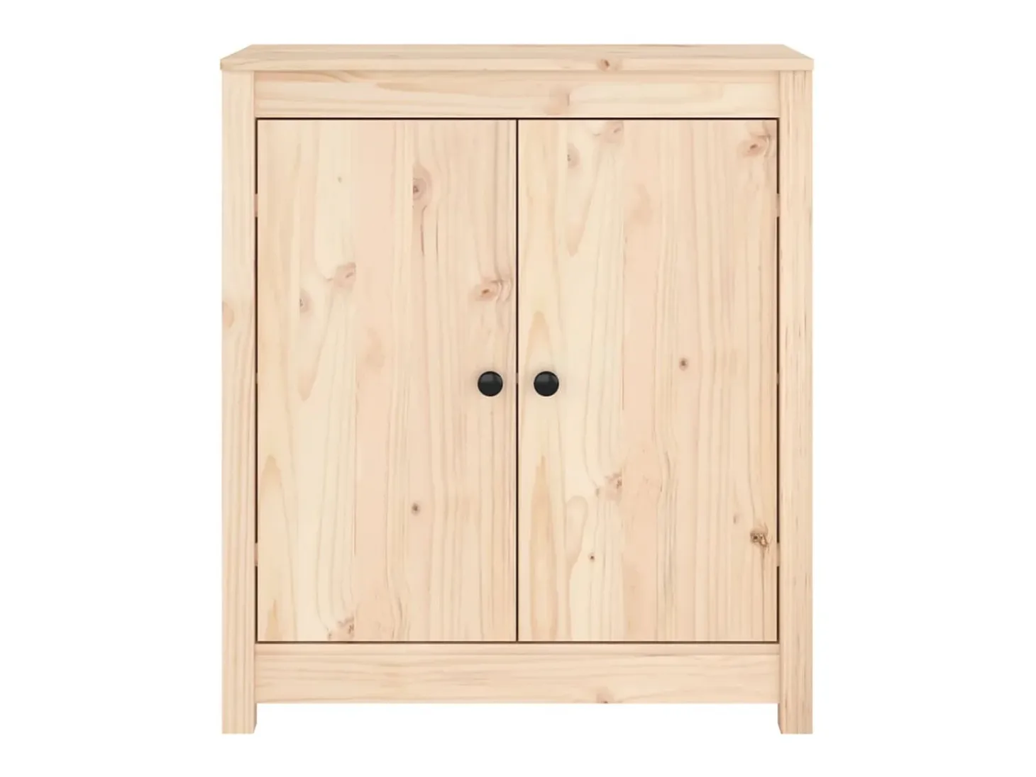 Aparador de madera maciza de pino 70x35x80 cm ES71976