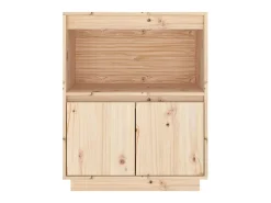 Aparador de madera maciza de pino 60x34x75 cm ES49978