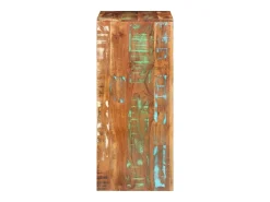 Aparador de madera maciza reciclada 55x33x75 cm