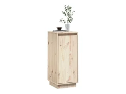 Aparador de madera maciza de pino 31,5x34x75 cm