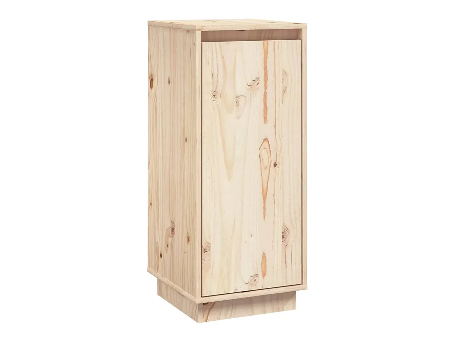 Aparador de madera maciza de pino 31,5x34x75 cm