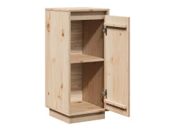 Aparador de madera maciza de pino 31,5x34x75 cm